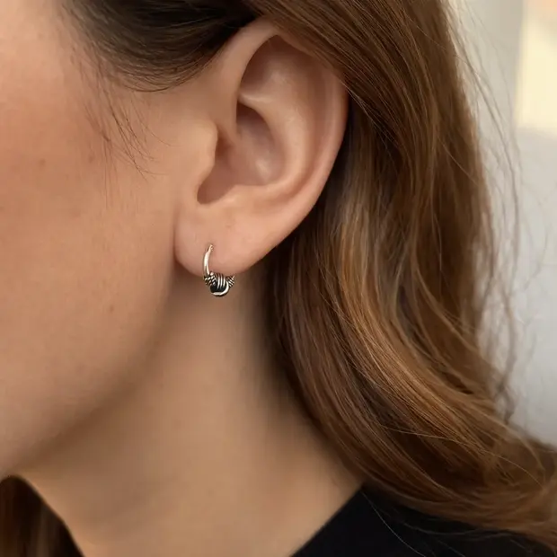 Bali hoops oorbellen 7 mm Elsa