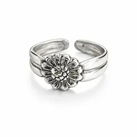 Teenring / vingertop ring sunflower Teenring / vingertop ring sunflower
