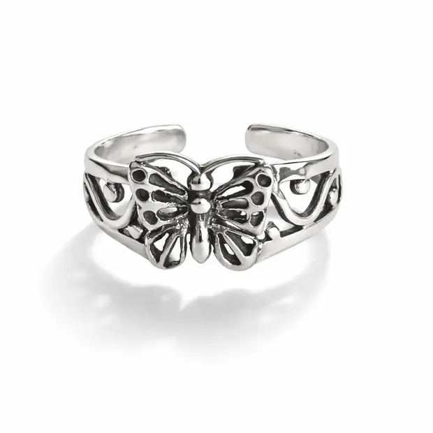Teenring vlinder Teenring vlinder