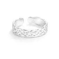 Zilveren teenring Wendalyn