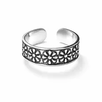 Teenring / vingertop ring HAPPY FLOWERS