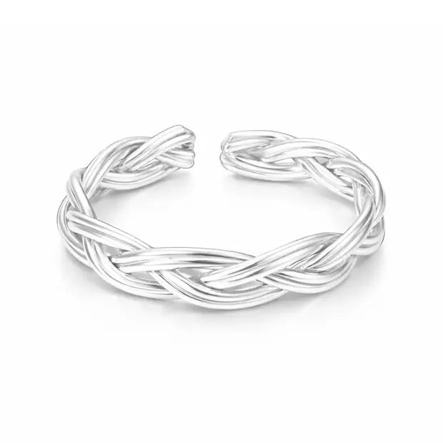 Teenring / vingertop ring BRAID Teenring / vingertop ring BRAID