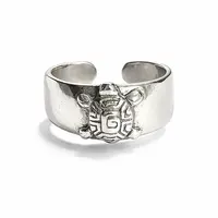 Teenring / vingertop ring schildpad