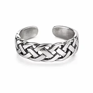 Teenring / vingertop ring braided