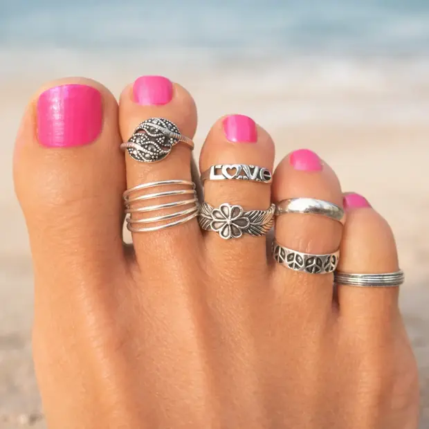 Teenring / vingertop ring CINCO