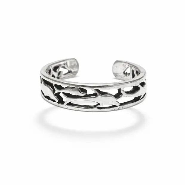 Teenring Dolfijnen Teenring Dolfijnen