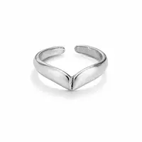 Zilveren teenring Borneo