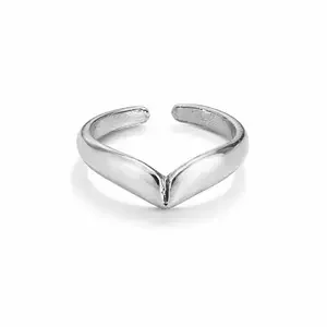 Zilveren teenring Borneo