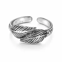 Teenring / vingertop ring LEAF