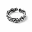 Teenring / vingertop ring OXIDISE BRAID