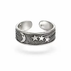 Teenring sterren maan zon Teenring sterren maan zon