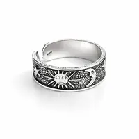 Teenring sterren maan zon Teenring sterren maan zon