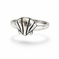 Teenring / vingertop ring Shell