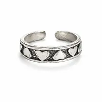 Teenring Hartjes Teenring Hartjes