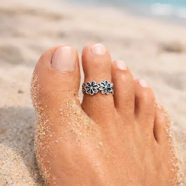 Teenring / vingertop ring Dahlia