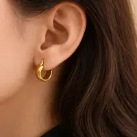 Oorbellen hoop goudkleur