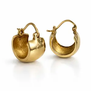 Oorbellen hoop goudkleur Fia