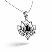 Lotus hanger Black onyx