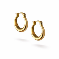 Oorbellen hoop goudkleur Paz