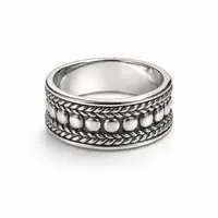 Zilveren Bali ring 'Lovina'