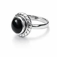 Zilveren Black Onyx ring Martina