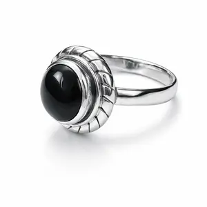 Zilveren Black Onyx ring Martina