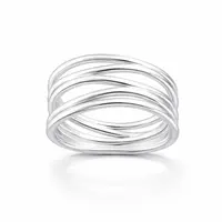 Zilveren ring Evelyn