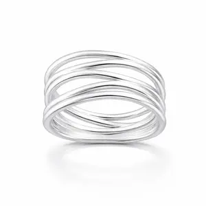 Zilveren ring Evelyn