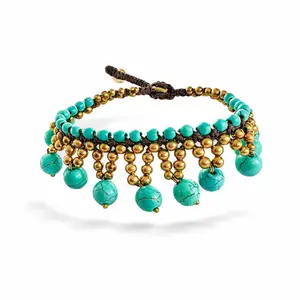 Armband Gypsy Turquoiseblauw