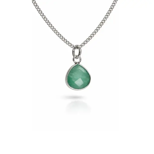 Amazoniet ketting druppel