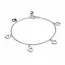 Zilveren armband met hartjes