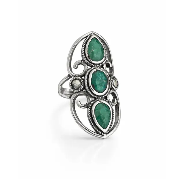 Boho ring Smaragd Boho ring Smaragd