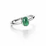 Groene Amethist ring Piccola