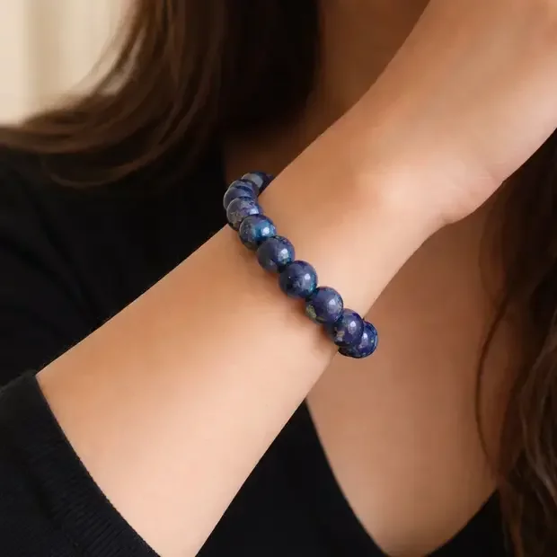 Kralen armband Lapis Lazuli 10 mm