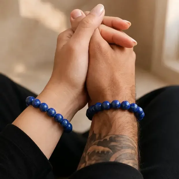 Kralen armband Lapis Lazuli 12 mm