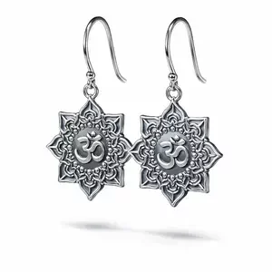 Zilveren oorbellen Ohm