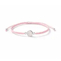 Armbandje Rozenkwarts druppel