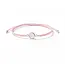 Armbandje Rozenkwarts druppel