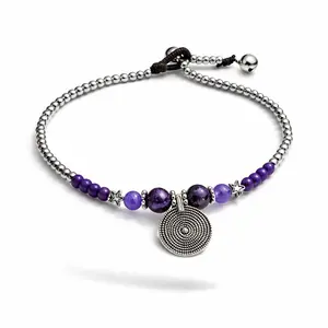 Enkelbandje Maui paars