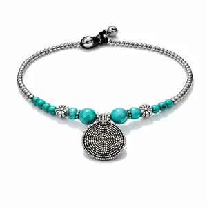 Enkelbandje Maui turquoise