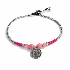 Enkelbandje Maui roze