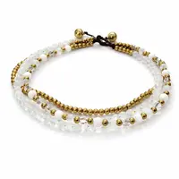 Enkelbandje La Brassa wit