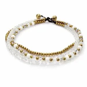 Enkelbandje La Brassa wit