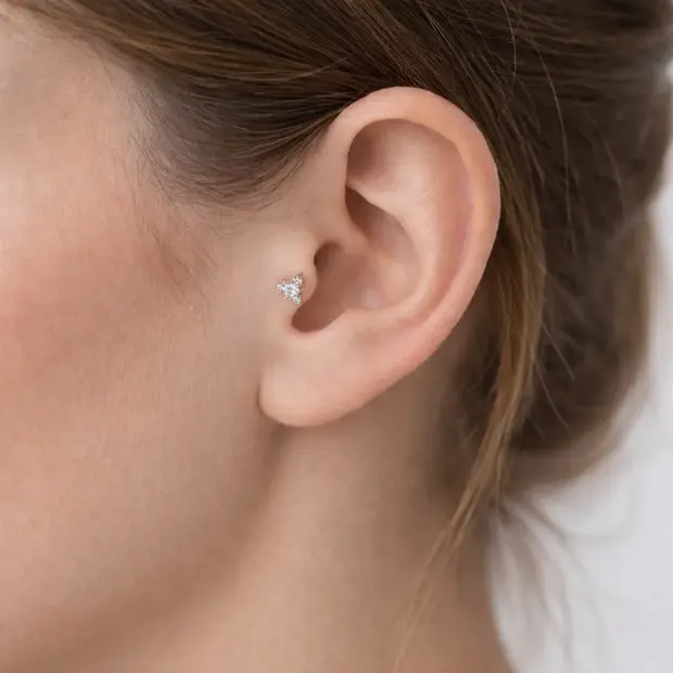 Piercing zilverkleur Marybelle