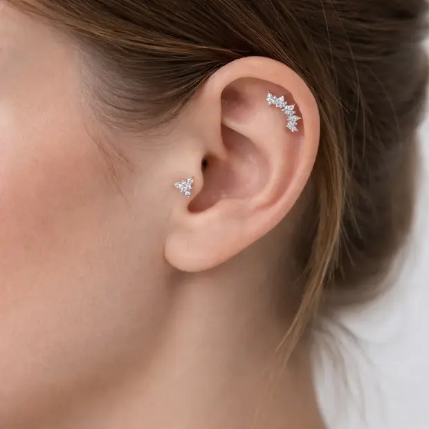 Piercing zilverkleur Marybelle