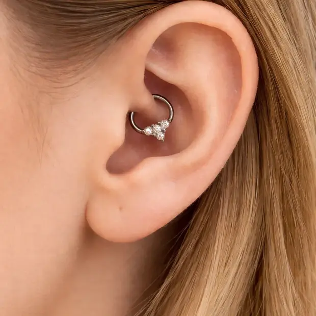 Daith piercing silver 4you