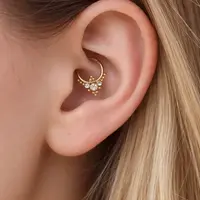 Daith piercing sparkle gold Daith piercing sparkle gold
