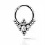 Daith piercing sparkle silver