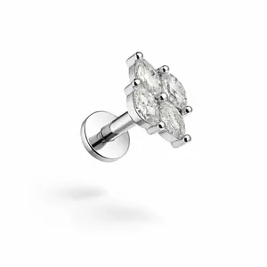 Piercing zilverkleur Merella