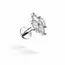 Piercing zilverkleur Merella